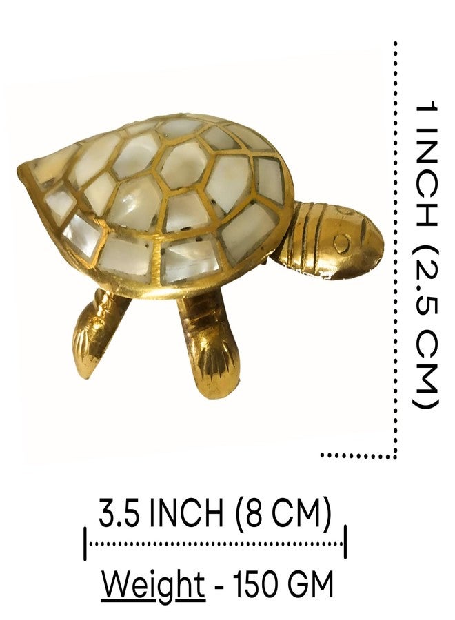 Salvus APP SOLUTIONS Religious Golden Brass Diamond-Shaped Wish Fulfilling Tortoise Turtle: A Feng Shui Charm for Home Décor and Positive Energy (3.5 inch_1PC) - Image 2